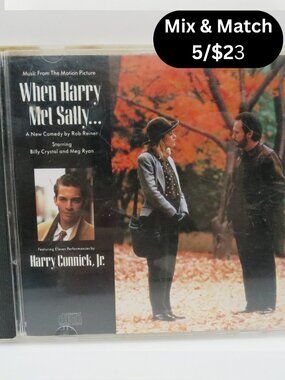 When Harry Met Sally Soundtrack CD Harry Connick Jr. 5/$23